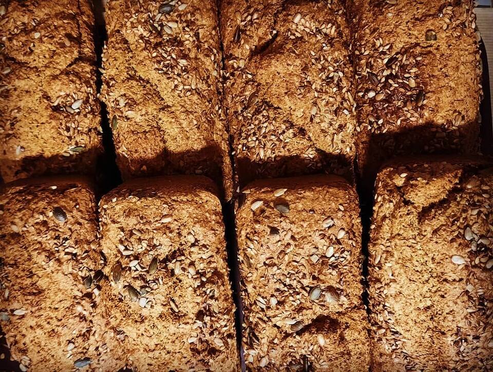 Loaves of brown bread baked at Ladyswell Restaurant